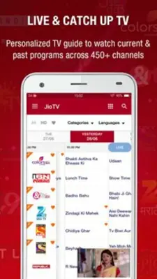 JioTV android App screenshot 0